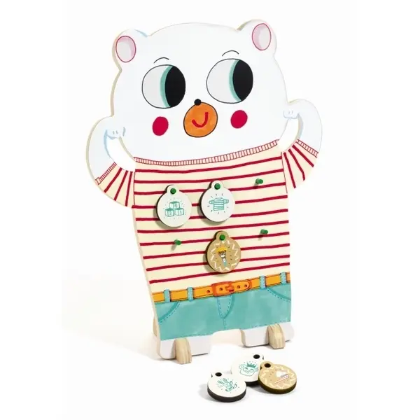 【DJECO智荷】乖寶寶獎牌/白熊款