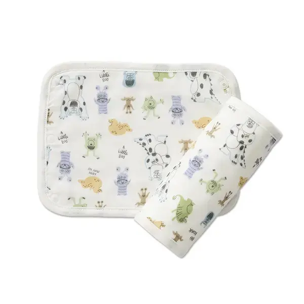 【Baby City娃娃城】怪獸造型口水巾 胸巾三入組