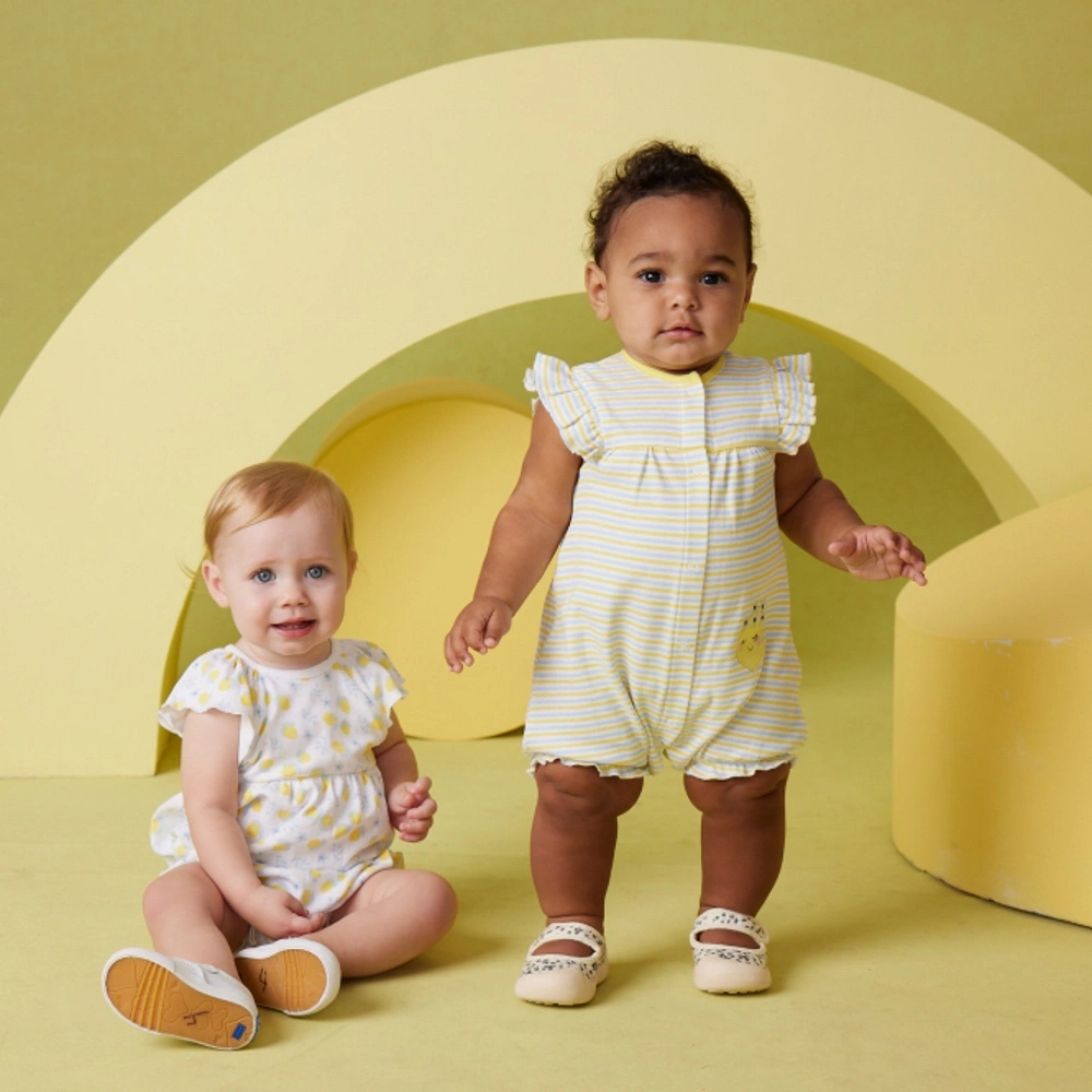 【Little Me】檸檬短兔裝二入組