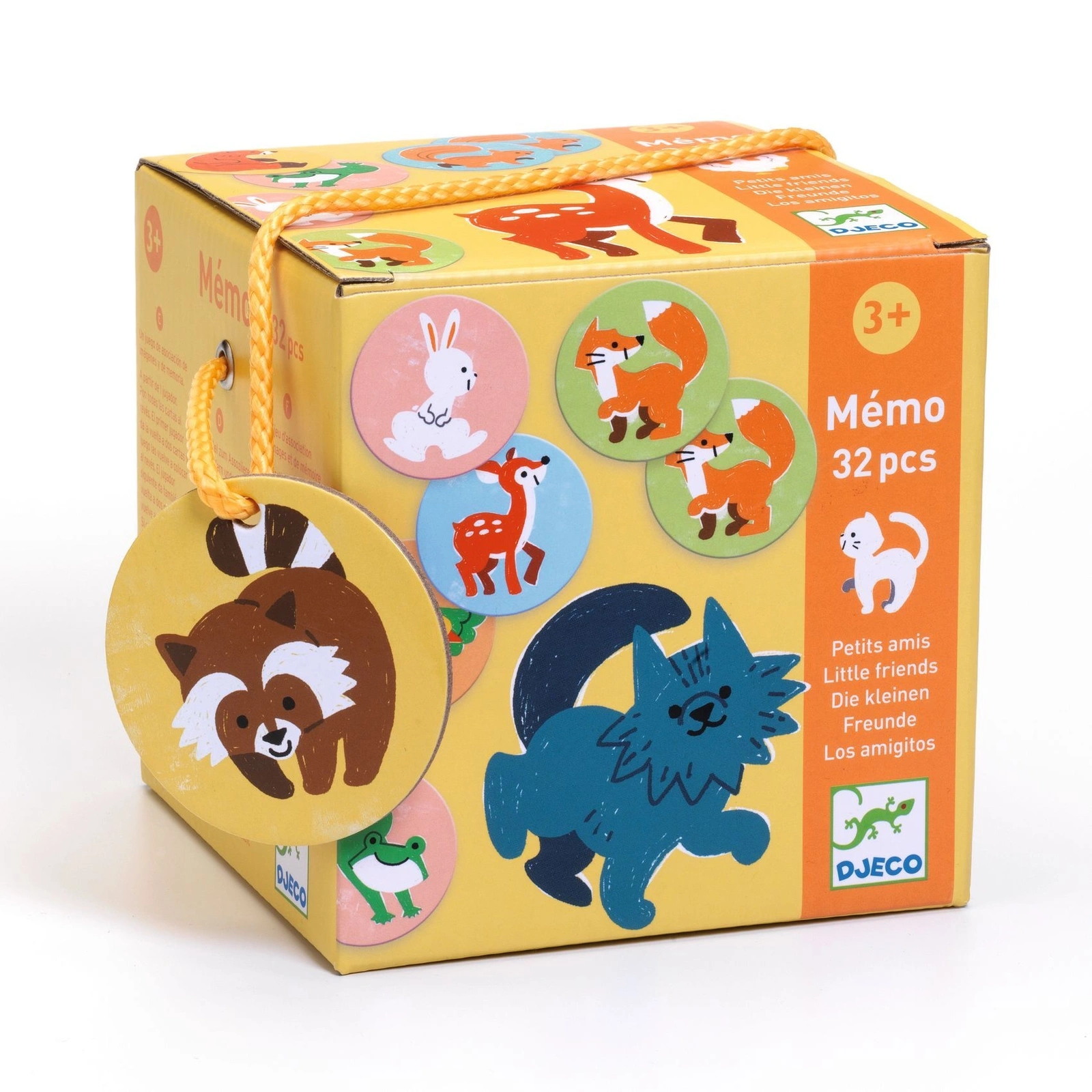 【DJECO智荷】幼兒遊戲/可愛動物配對