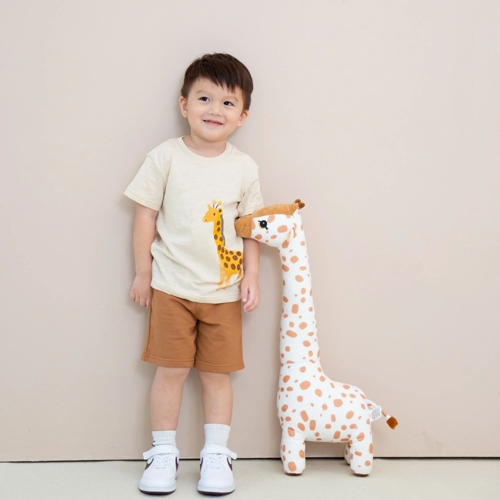 【Little Me】長頸鹿上衣兩入/褲子組