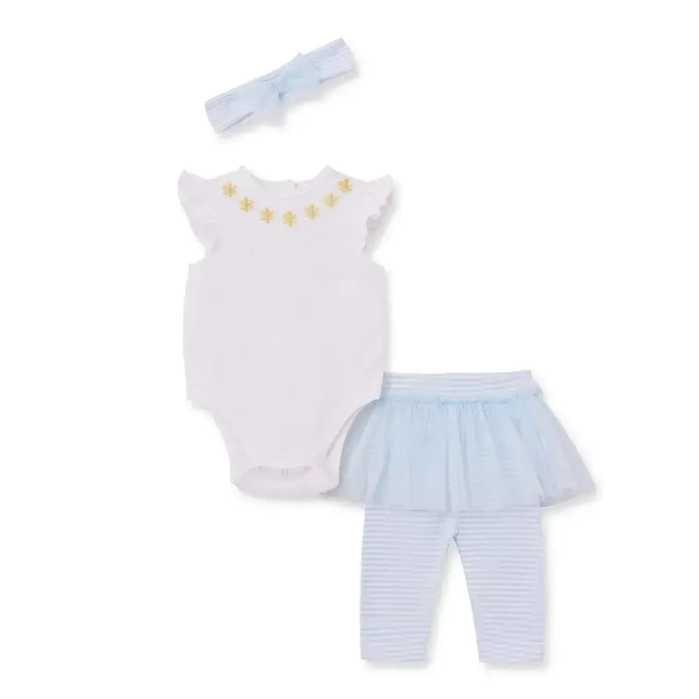 【Little Me】雛菊連身衣/紗裙長褲/髮帶