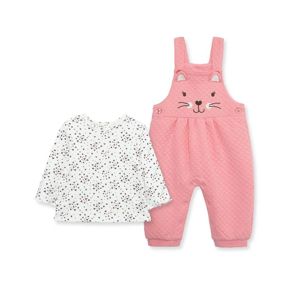 【Little Me】小貓吊帶褲套裝