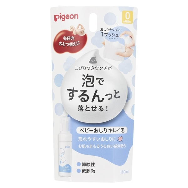 【Pigeon貝親】寶寶臀部清潔泡沫100ml