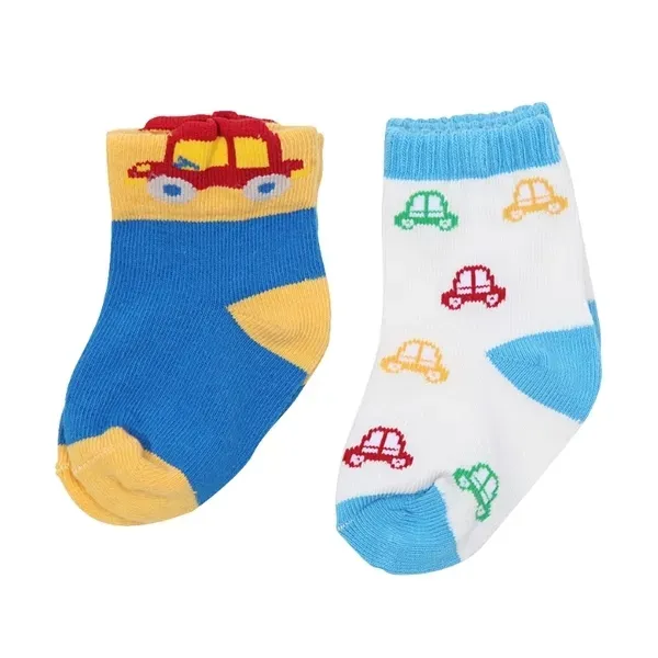 【Baby City娃娃城】汽車男童短襪2入