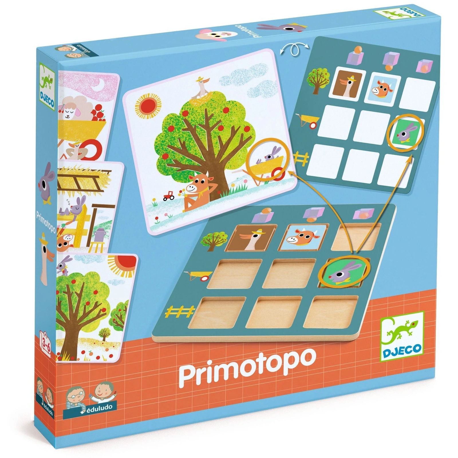 【DJECO智荷】主題遊戲(認知學習)/動物躲在哪?