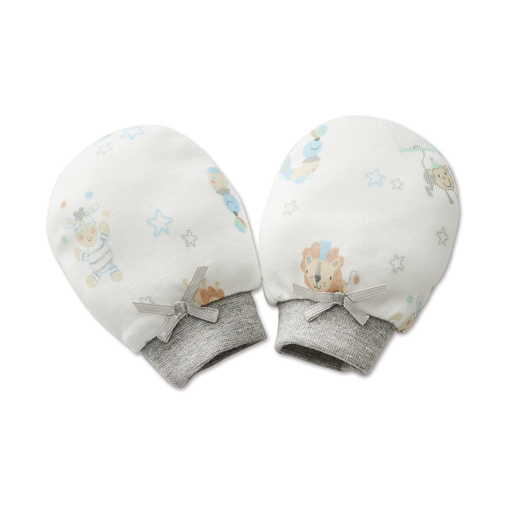 【Baby City娃娃城】天絲棉手套-快樂馬戲團／2色