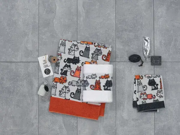 【feiler】淘氣貓咪長巾(37x80) / 2色