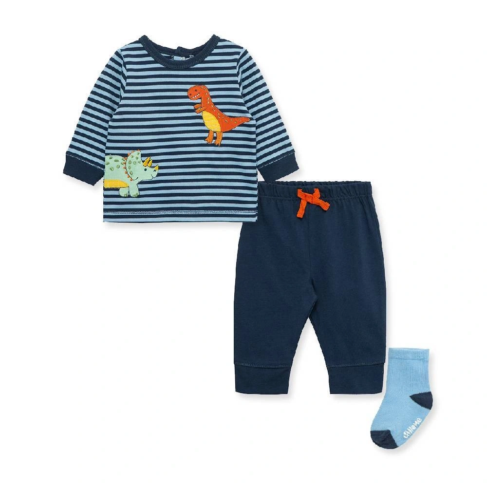 【Little Me】恐龍上衣/長褲/襪子