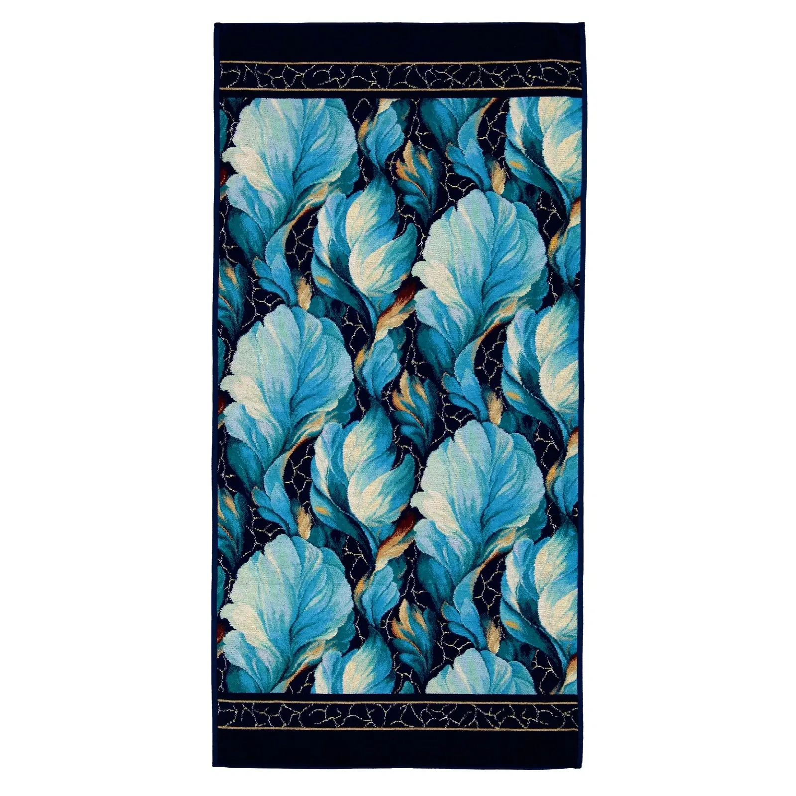 【feiler】藍羽之森手巾(50x100)淺藍