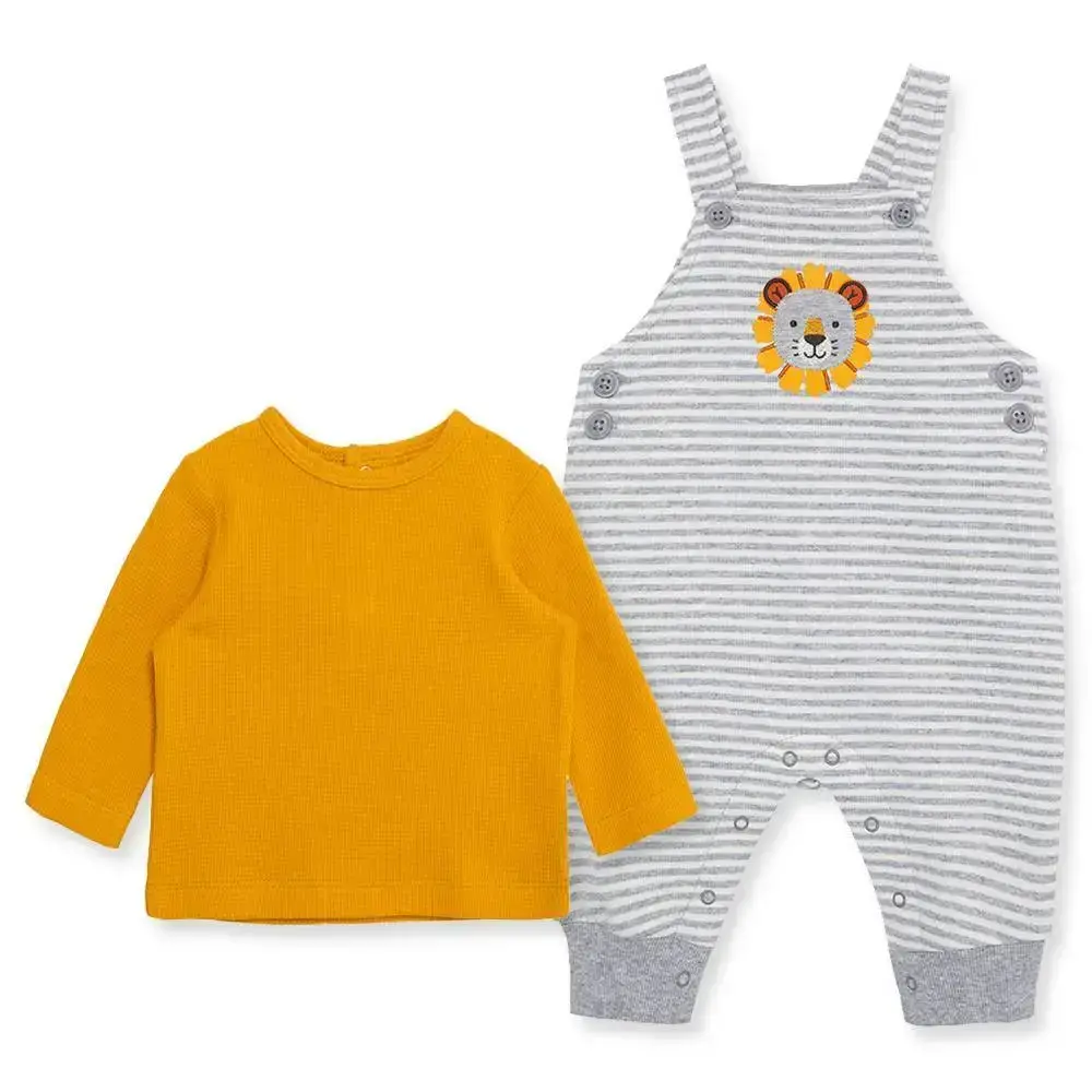 【Little Me】獅子吊帶褲套裝