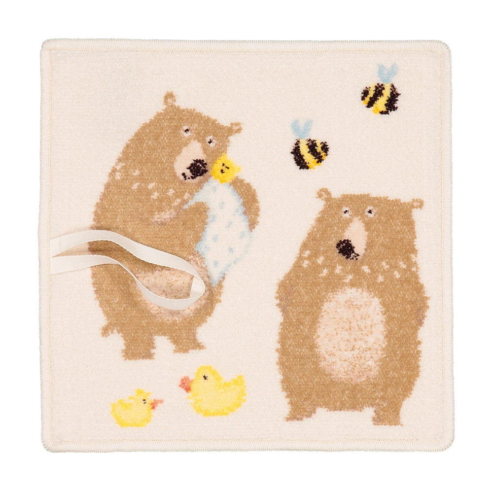 【feiler】阿班熊好朋友奶嘴安撫巾(25x25)