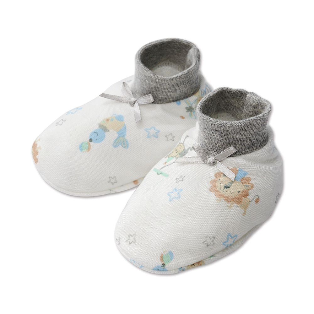 【Baby City娃娃城】天絲棉腳套-快樂馬戲團／2色