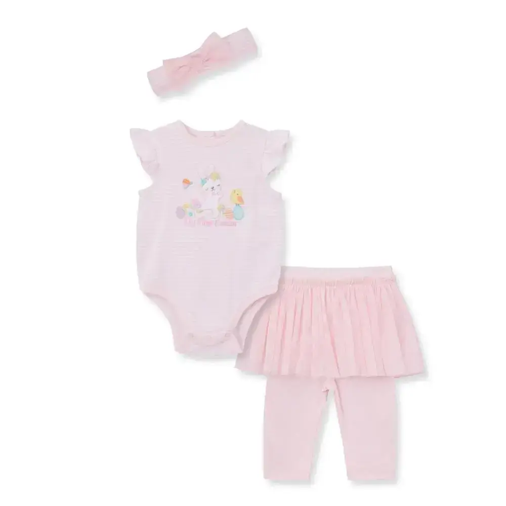 【Little Me】小兔連身衣/紗裙長褲/髮帶