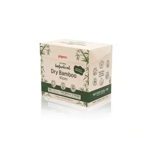 【Pigeon貝親】竹纖維乾濕兩用巾