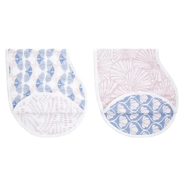 【Aden & Anais】經典圍兜拍嗝兩用巾2入/翩翩起舞