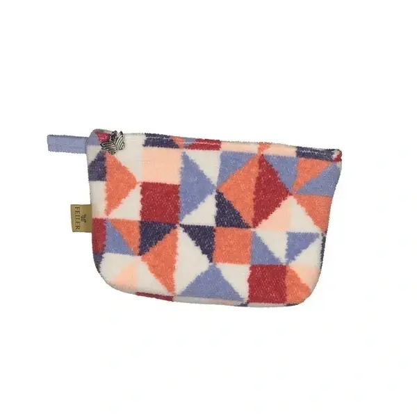 【feiler】前衛三角化妝包(20x14x5)紫