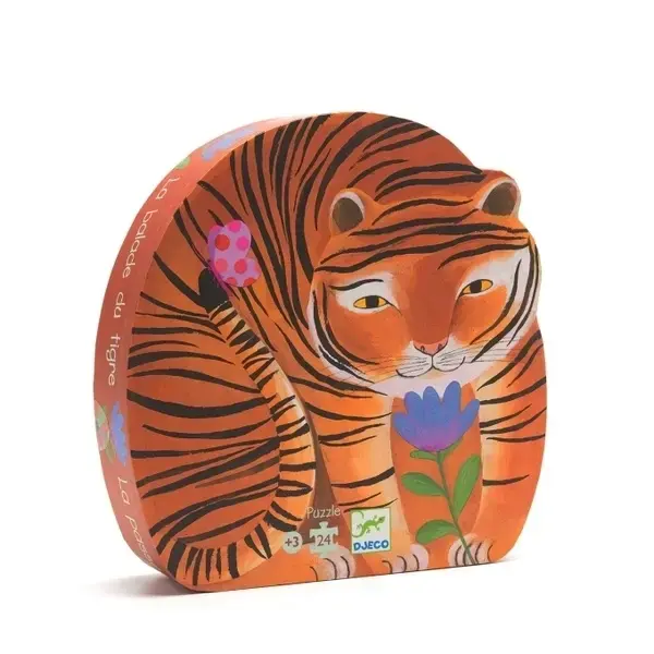 【DJECO智荷】拼圖屋/老虎散步(24片)