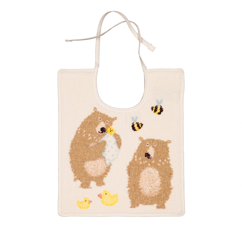 【feiler】阿班熊好朋友圍兜(25x30)