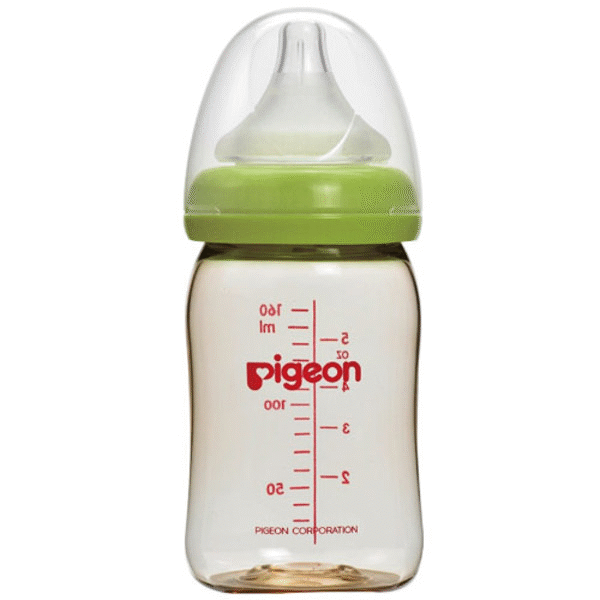 【Pigeon貝親】寬口母乳實感PPSU奶瓶160ml / 4色