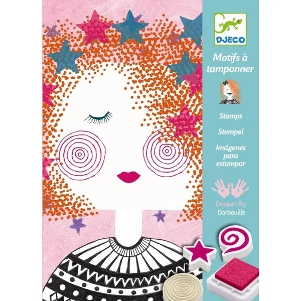 【DJECO智荷】創意印章/時尚女孩