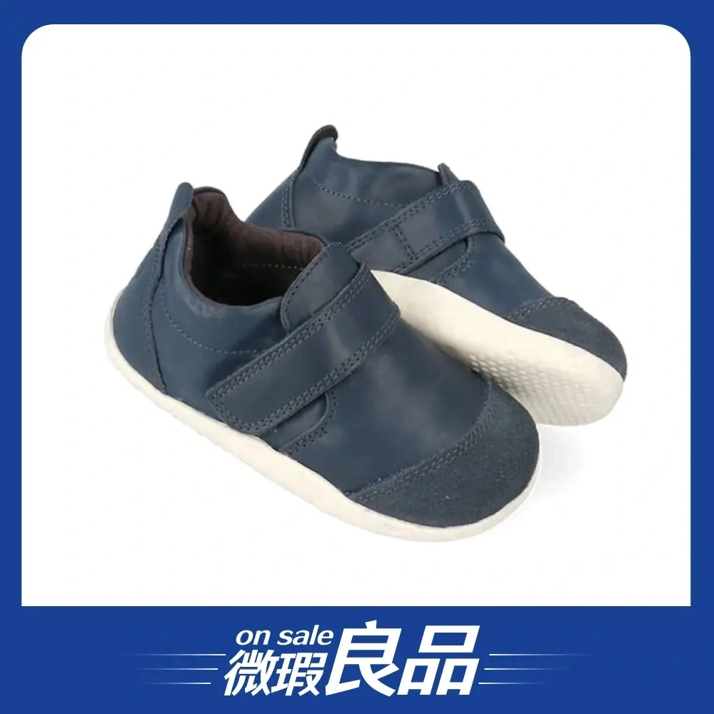 【盒損良品】【BOBUX】真皮Xplorer成長鞋Marvel/海軍藍 尺寸20