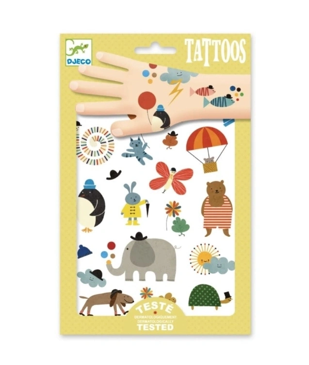 【DJECO智荷】紋身貼紙/森林小夥伴