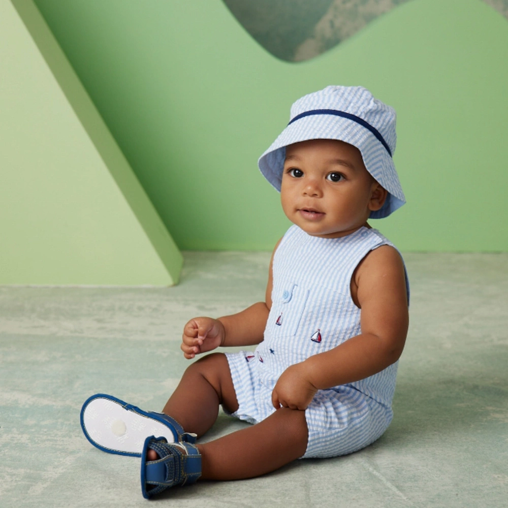 【Little Me】帆船背心短兔裝/帽子