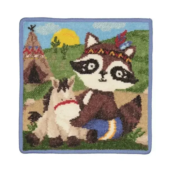 【feiler】印第安熊方巾(25x25)