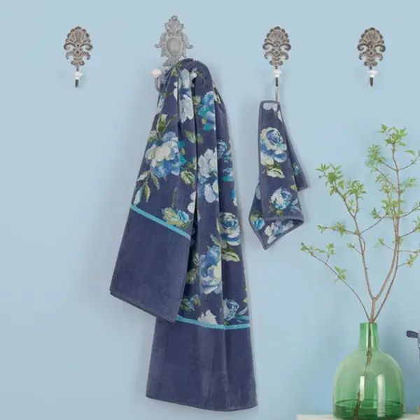 【feiler】黛安娜浴巾(75x150)藍