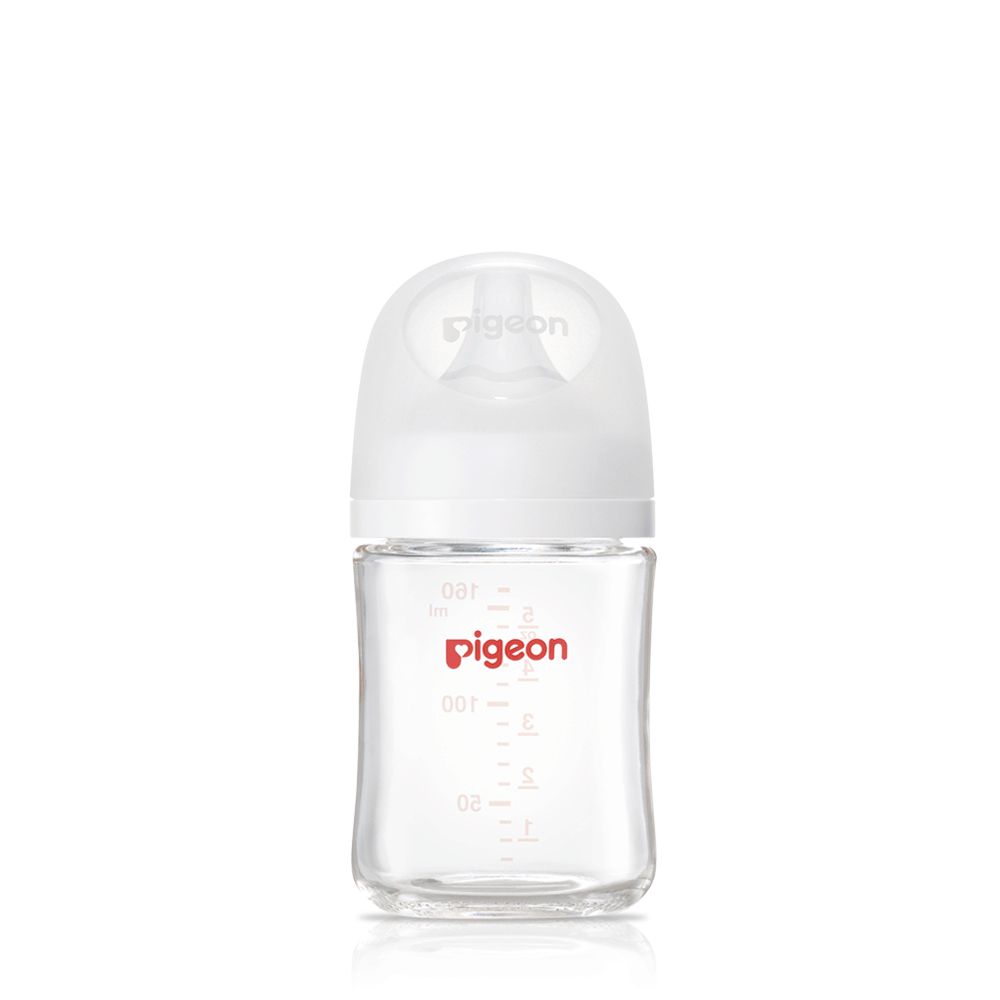 【Pigeon貝親】第三代母乳實感玻璃奶瓶160ml/2款