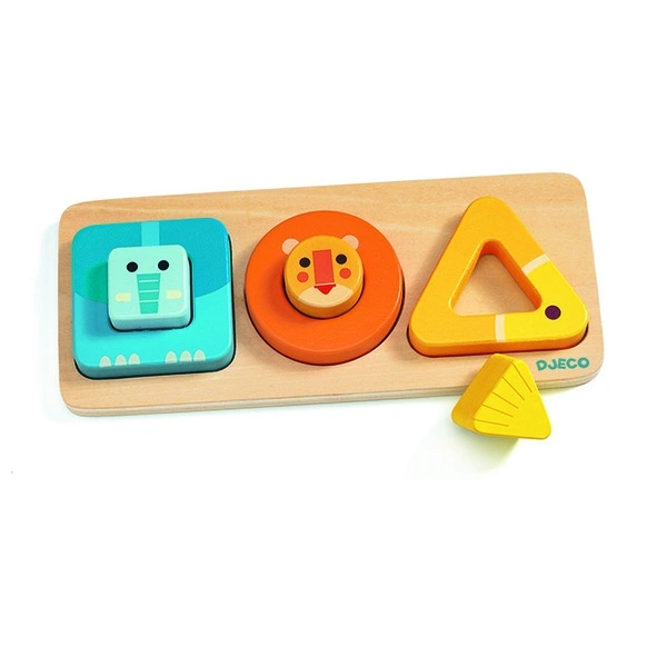 【DJECO智荷】木拼圖/猜猜我是誰