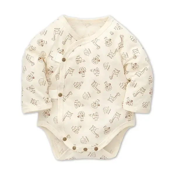 【Baby City娃娃城】有機棉長袖初生連身衣