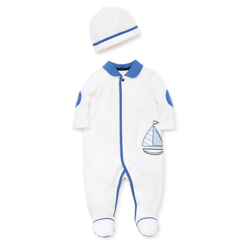 【Little Me】酷炫帆船連腳兔裝 帽子