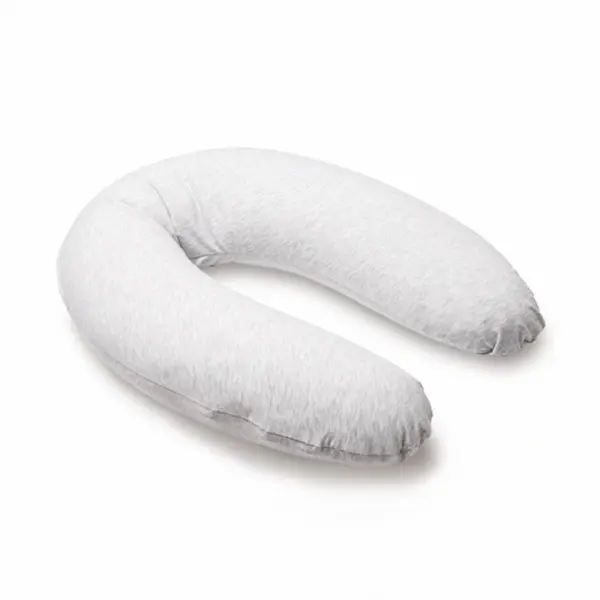 【Doomoo】有機棉舒眠月亮枕/麻花白