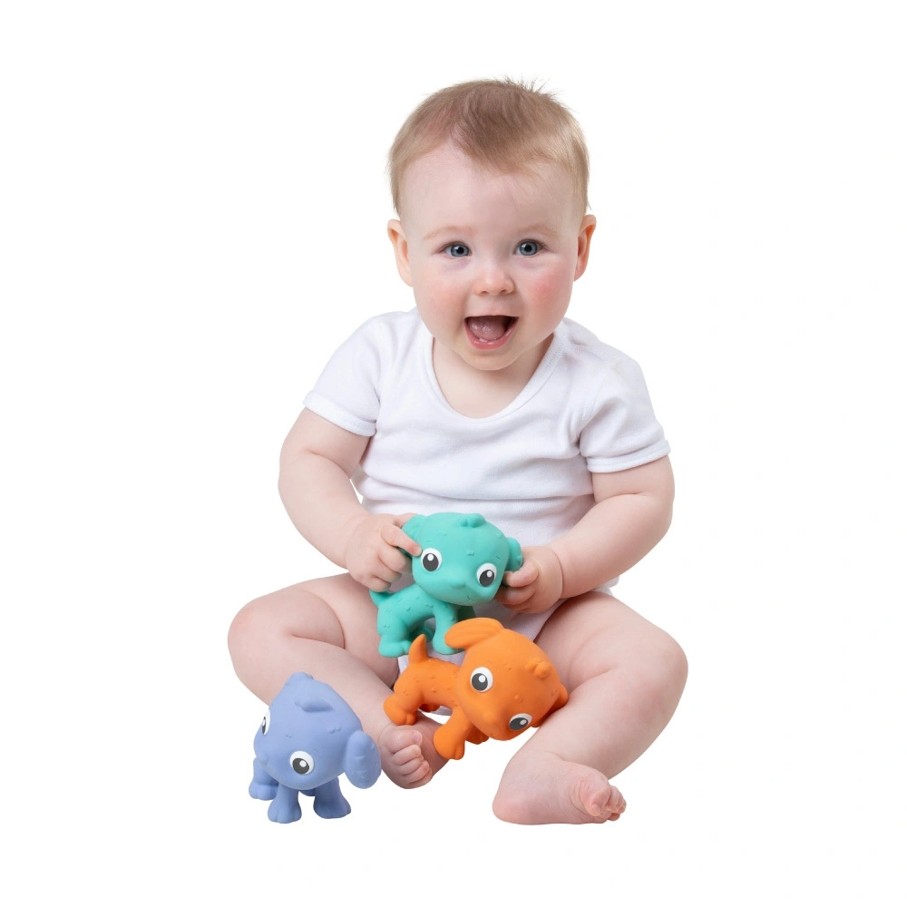 【Playgro培高】感統立體小狗-薄荷綠