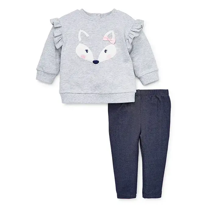 【Little Me】可愛狐狸上衣＋長褲