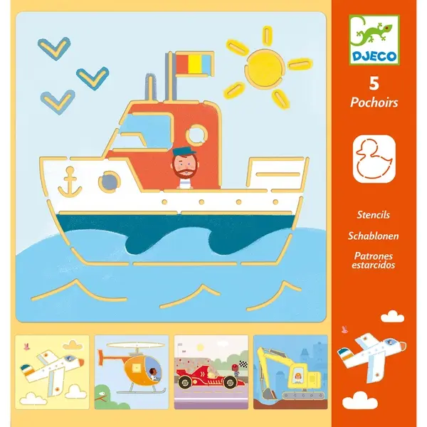 【DJECO智荷】塗鴉描繪板/交通工具