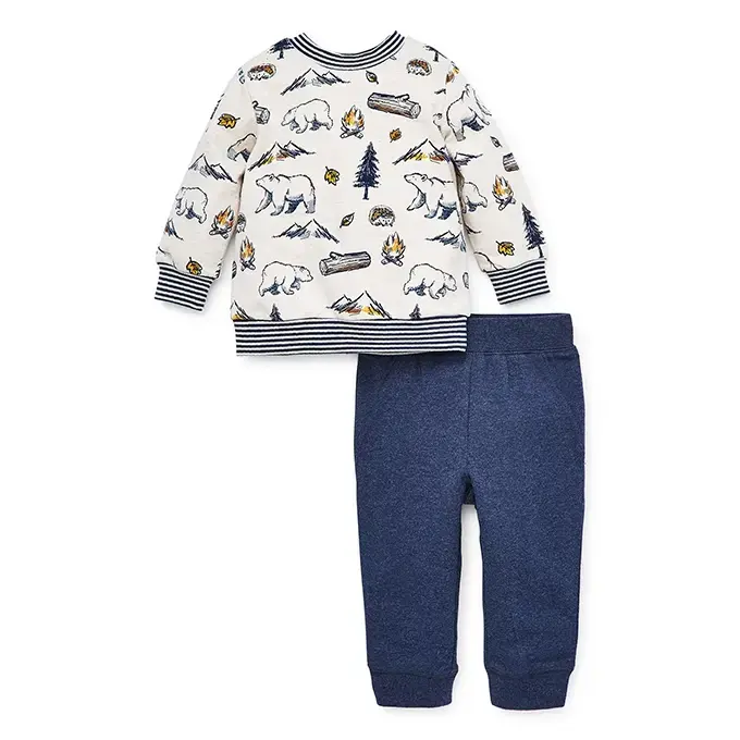 【Little Me】露營上衣＋長褲