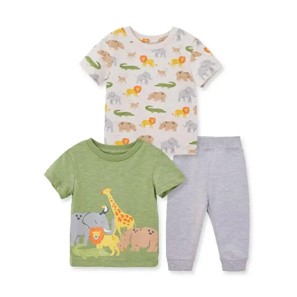 【Little Me】動物探險上衣二件/長褲組