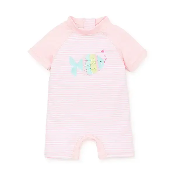 【Little Me】小魚連身防護泳裝