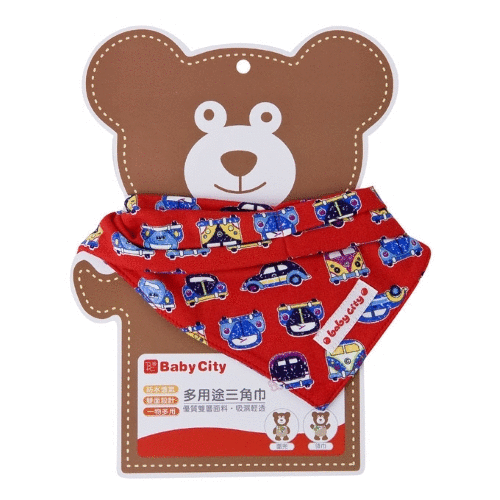 【Baby City娃娃城】多用途三角巾／印花款