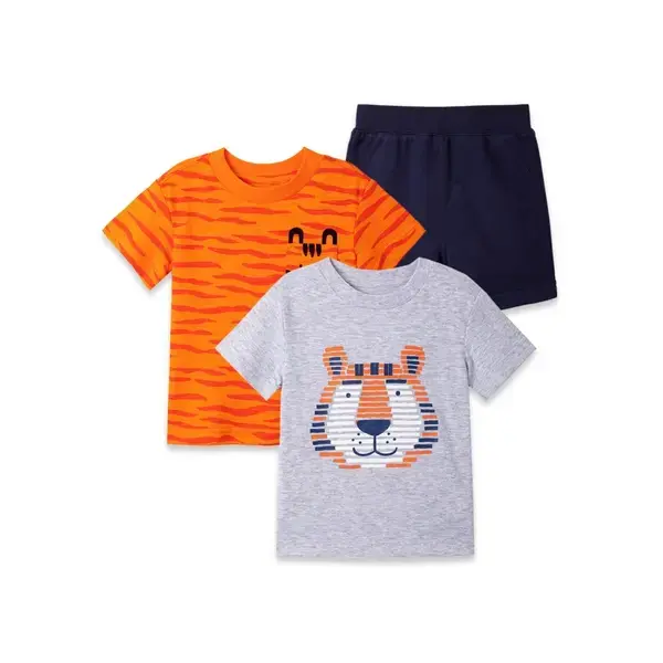 【Little Me】老虎上衣二入/短褲