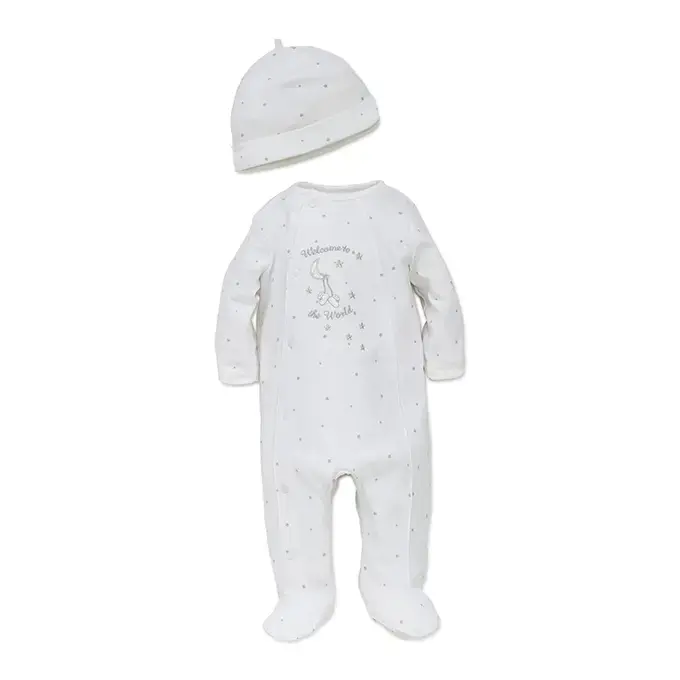 【Little Me】歡迎連腳兔裝＋帽子（中性）