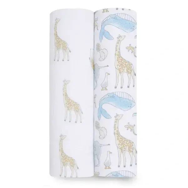 【Aden & Anais】經典多功能包巾2入/自然演化