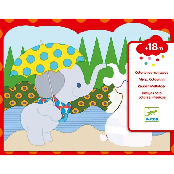 【DJECO智荷】隨身藝術/動物躲貓貓