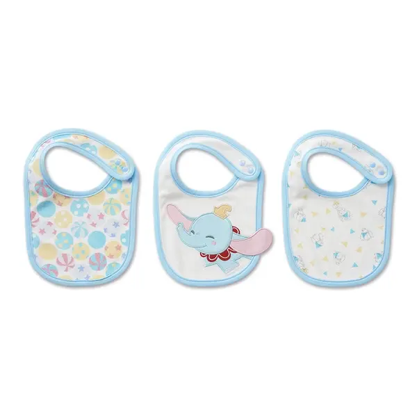 【Baby City娃娃城】小飛象圍兜3入組