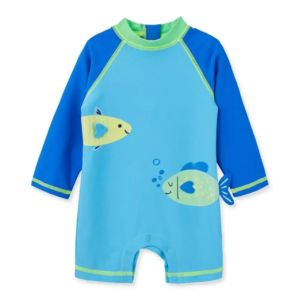 【Little Me】魚兒連身防護泳裝