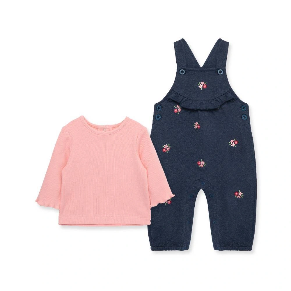 【Little Me】繡花吊帶褲套裝