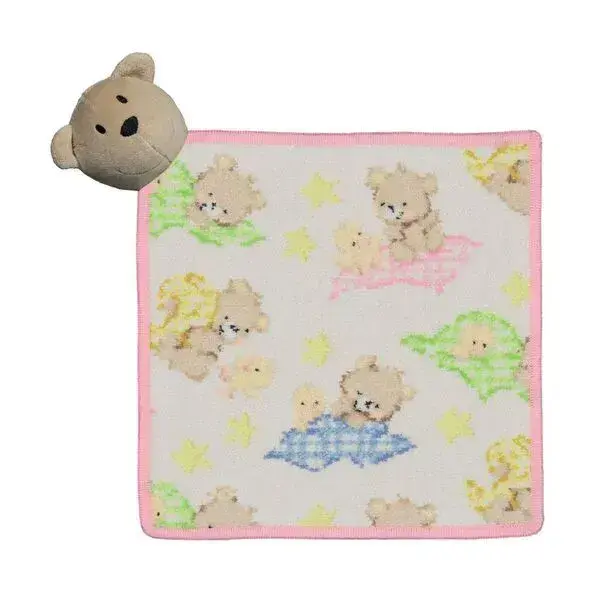 【feiler】可愛泰迪安撫巾(25x25) / 2色